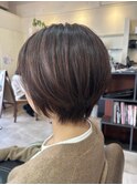 ナチュラルショートボブ