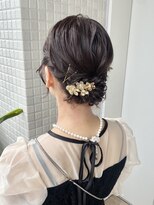 短めアップスタイル