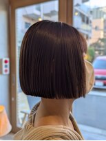 オーガニック リブ 川越(organic+live)&nbsp;20代30代かわいい切りっぱなしボブ