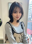 イメチェンクラゲヘアーレイヤーカット美髪ダークブラウン2