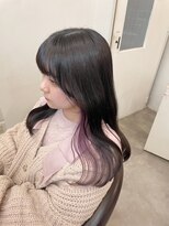 ラフ 原宿(L.a.a.g.f harajuku)&nbsp;イヤリングカラー ナチュラルウェーブ ピンク＠原宿