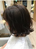 ロブ×波巻き仕上げ