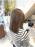デザインカラー ブリーチ ダブルカラー ベージュカラー