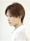 ニュアンスパーマダウンパーマ黒髪韓国マッシュフェザーパーマ