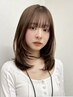 カット+縮毛矯正シルクライン+カラー+トゥインクル3.5TR　￥27060→