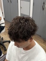 アンダーバーホワイト 広島 並木店(_WHITE)&nbsp;波巻きパーマ×シャドウパーマ×メンズ【広島】