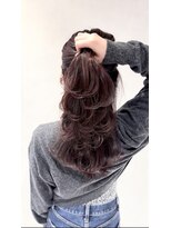 アース 越谷店(HAIR&MAKE EARTH)&nbsp;韓国レイヤーカット×透明感カラー　暖色系/ピンク