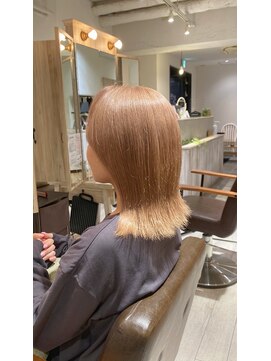 モードケイズ 調布店(MODE K's) ダブルカラー_韓国顔周りブリーチ調布レイヤーカット