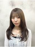 レイヤーカット/ベージュカラー/長野駅前L'FLAME