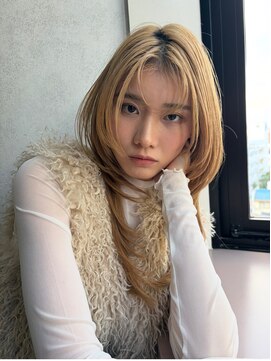 ハッシュカット12/9ミルクティベージュ