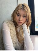 ハッシュカット12/9ミルクティベージュ