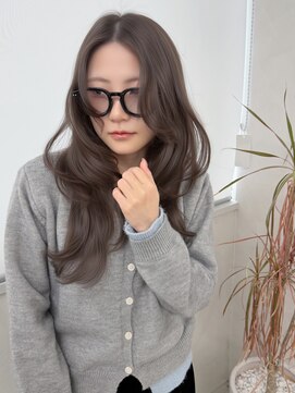 スラッシュアイボリー 姫路駅西店(SLASHivory) レイヤーカット/グレージュ