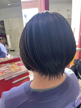 美容室ぱふ 土浦店 ショートボブ
