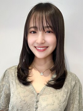 ユーフォリア 銀座本店(Euphoria) 山村/ストカール/縮毛矯正ワンカールパーマ/ミディアムレイヤー