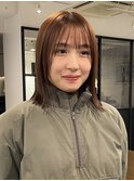 肩にちょうど当たる長さが今可愛い！