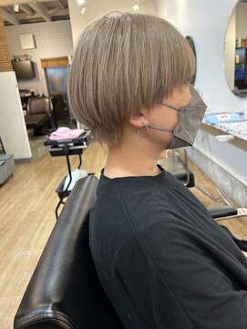 ラック 津田沼(LUCK) ミルクティーグレージュ/韓国/ボブ/ケアブリーチ/似合わせカット