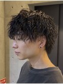 ツイストスパイラル ソフトツイスト 無造作 ウルフ