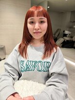 キーン 立川店(keen) 【keen×miho 】 ケアカラー オレンジカラー