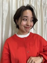 ハピネス 王寺店(Happiness)&nbsp;オリーブベージュ丸みショート　奈良王寺