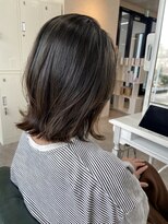 スタイルジャパン 新都心店(style JAPAN)&nbsp;【髪質改善カラー】ダークアッシュブラウン×くびれレイヤーボブ