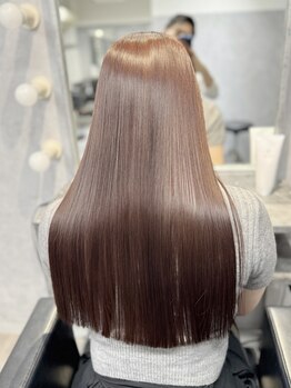 ジゼル 梅田(GiseL)の写真/【話題の髪質改善】ブリーチで傷んだ髪も艶髪に♪［髪質改善/縮毛矯正/トリートメント/TOKIO］
