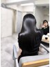 【ダメージレスで圧倒的うるツヤ美髪へ】髪質改善縮毛矯正ストレート+カット