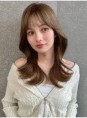 セミロングヘア*レイヤーカット*顔周り*髪質改善*30代40代50代