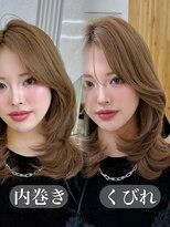 アフロートリノ(AFLOAT Leino)&nbsp;朝3分で簡単かわいい◎韓国ミディアムレイヤー