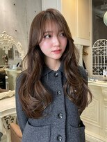 アンドケー 那覇おもろまち店(and K)&nbsp;透明感くすみグレージュ/ロング/レイヤーカット