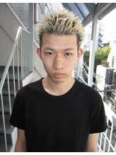 ワンダーヘアーグルーミング(WANDER Hair grooming)&nbsp;ブロンドメンズスパイキーショート