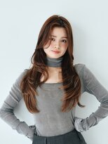 ジーナ 北千住ミルディス通り(Zina) 髪質改善*ミルクブラウン韓国くびれレイヤー*美髪【Zina北千住】