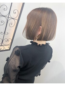 アヴァンス なかもず店(AVANCE.) ラインボブ×オレンジュ×ダスティ×俺のボブ