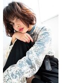 ANGELICA ラフリッジボブ シースルーバング