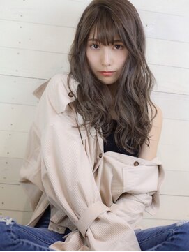 デミヘアー(Demi hair) 【Demi　hair】ゆるふわヘア×くすみベージュ