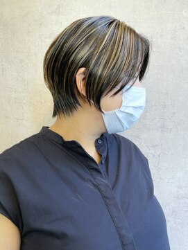 ノア ヘアデザイン 町田店(noa Hair Design) エアタッチハイライト×ショート
