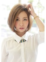 コムマティス 恵比寿ガーデンプレイス(Comme Matisse)&nbsp;ボブ/カーキグレージュ/大人かわいい[恵比寿/恵比寿駅]