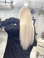 ミオ バイ レニア(mio by ReniA)&nbsp;ミルクティーブロンド×シールエクステ９０枚