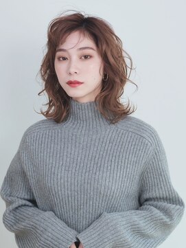 ユニックス Mark Is みなとみらい店(UNIX) 【UNIXみなとみらい】小顔レイヤーセミディ#ハイライト#ゼロテク