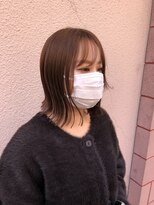 ノイ(neu)&nbsp;アレンジ簡単切りっぱなしボブ【静岡/髪質改善/デザインカラー】