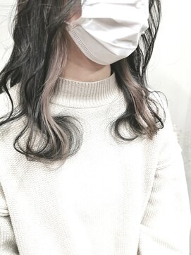 アンジェリカ 大和八木店(ANGELICA) イヤリングカラー　ホワイトグレージュ　[古野侑太]