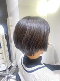 髪質改善/切りっぱなしボブ/美髪/30代40代/［人形町］