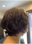 ポイントパーマ×ショート