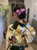 フレーム なんば店(FRAME) ▽着付け×ヘアセット