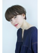 ヘアサロン ガリカ 表参道(hair salon Gallica) 【佐藤翼】大人可愛いマッシュショート/赤みのないベージュ