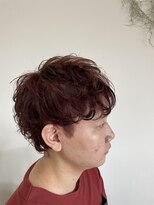 あのん&nbsp;癖毛風赤髪ショート