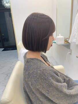 ミュール(meulu-) ボブ＋ブラウンカラー