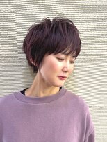 アウラ 高岡店(AULA)&nbsp;ショート×モーブピンク