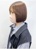 【松戸　石山】顎ラインぷつっとストレートボブミニボブ