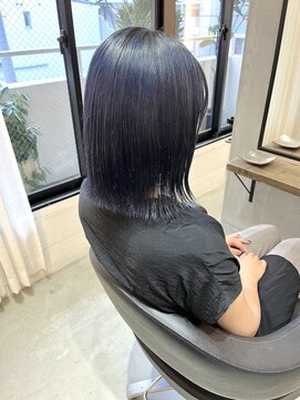 ウック(wooc) ブルーブラック、ブルー強め