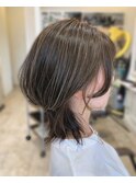 耳掛けミディアムウルフ